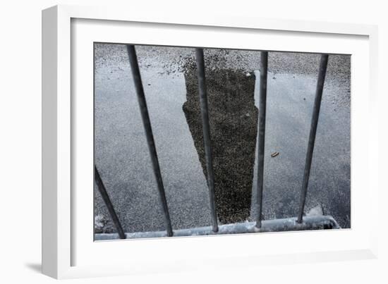 Flatiron Building Reflection-null-Framed Photo