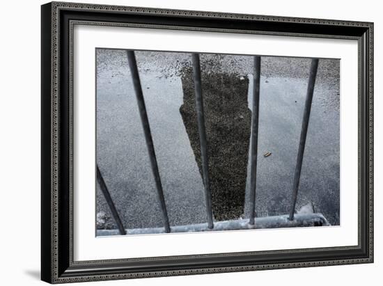 Flatiron Building Reflection-null-Framed Photo