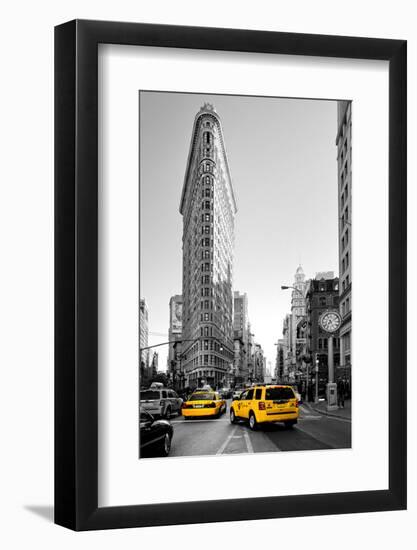 Flatiron Building - Taxi Cabs Yellow - Manhattan - New York City - United States-Philippe Hugonnard-Framed Photographic Print