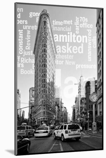 Flatiron Building - Taxi Cabs Yellow - Manhattan - New York City - United States-Philippe Hugonnard-Mounted Photographic Print