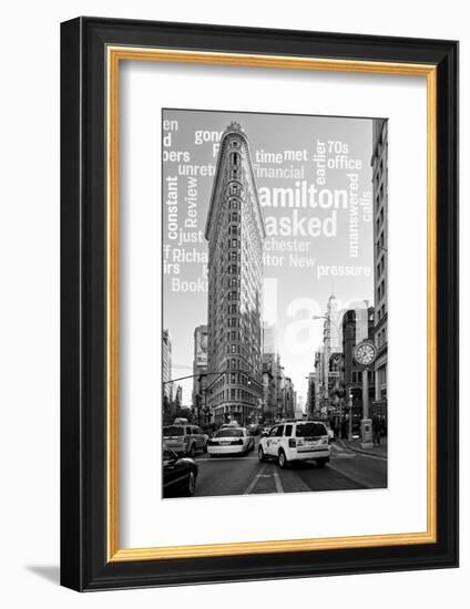 Flatiron Building - Taxi Cabs Yellow - Manhattan - New York City - United States-Philippe Hugonnard-Framed Photographic Print