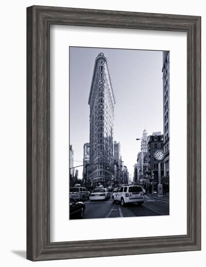 Flatiron Building - Taxi Cabs Yellow - Manhattan - New York City - United States-Philippe Hugonnard-Framed Photographic Print