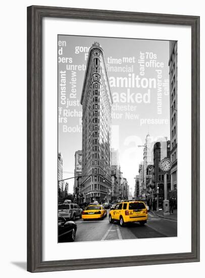 Flatiron Building - Taxi Cabs Yellow - Manhattan - New York City - United States-Philippe Hugonnard-Framed Photographic Print