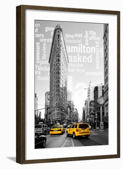 Flatiron Building - Taxi Cabs Yellow - Manhattan - New York City - United States-Philippe Hugonnard-Framed Photographic Print