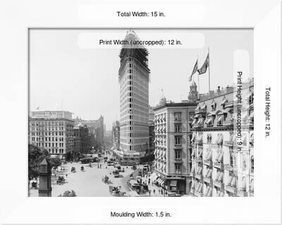 Flatiron Building Under Construction Photographic Print Art Com Flatiron Building Under Construction Photographic Print Art Com