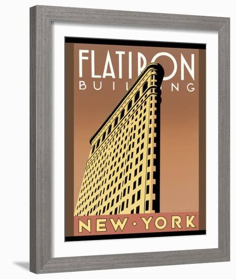 Flatiron Building-Brian James-Framed Art Print