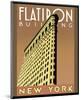 Flatiron Building-Brian James-Mounted Art Print