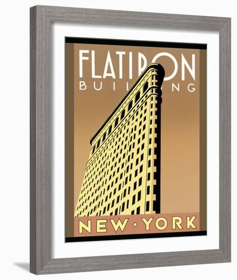 Flatiron Building-Brian James-Framed Art Print