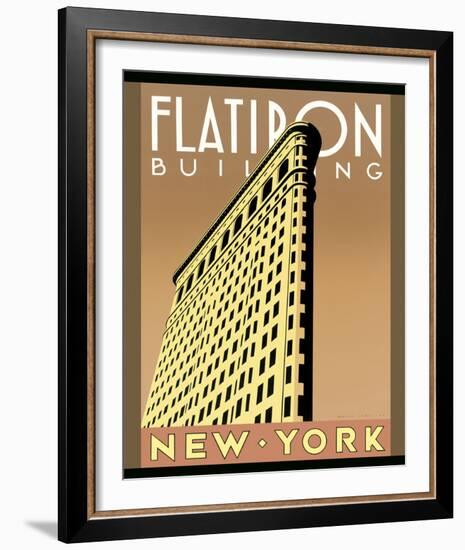 Flatiron Building-Brian James-Framed Art Print