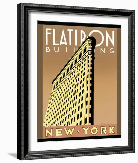 Flatiron Building-Brian James-Framed Art Print