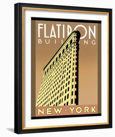 Flatiron Building-Brian James-Framed Art Print