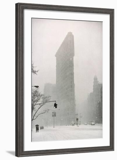 Flatiron Buzzard - New York-Henri Silberman-Framed Art Print