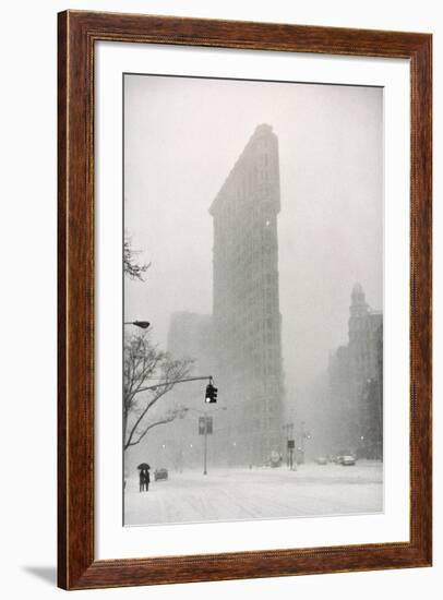 Flatiron Buzzard - New York-Henri Silberman-Framed Art Print