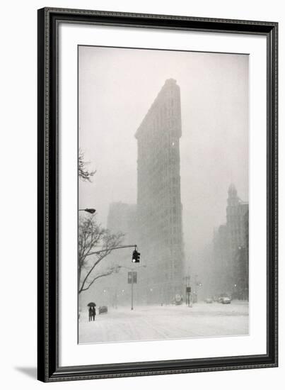 Flatiron Buzzard - New York-Henri Silberman-Framed Art Print