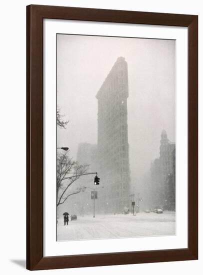 Flatiron Buzzard - New York-Henri Silberman-Framed Art Print