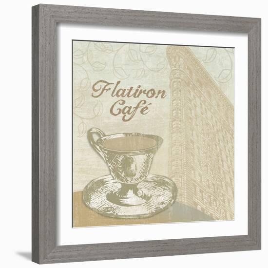 Flatiron Cafe-Erin Clark-Framed Giclee Print