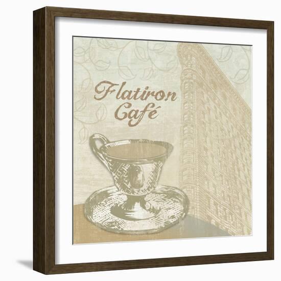 Flatiron Cafe-Erin Clark-Framed Giclee Print