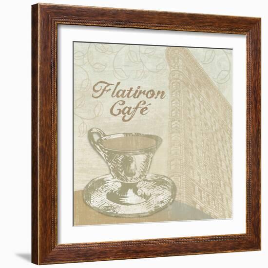 Flatiron Cafe-Erin Clark-Framed Giclee Print