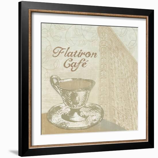 Flatiron Cafe-Erin Clark-Framed Giclee Print