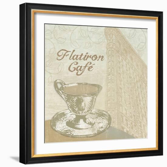 Flatiron Cafe-Erin Clark-Framed Giclee Print