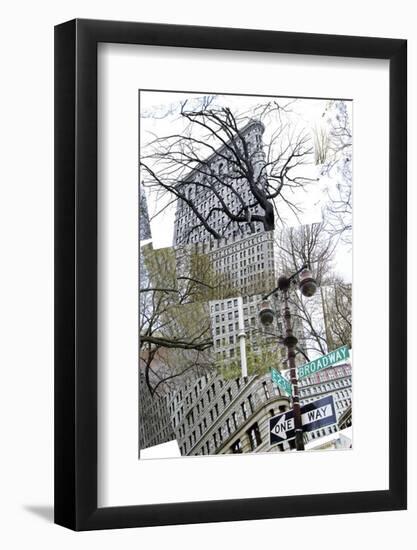 Flatiron Collage-Erin Clark-Framed Art Print