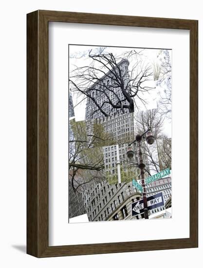 Flatiron Collage-Erin Clark-Framed Art Print