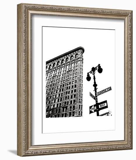 Flatiron (detail)-Erin Clark-Framed Art Print