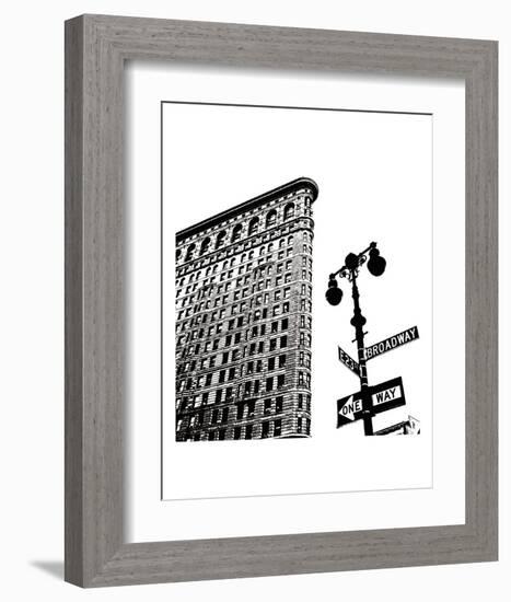 Flatiron (detail)-Erin Clark-Framed Art Print