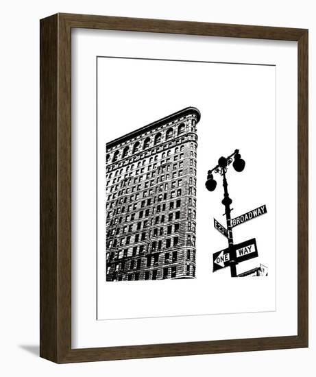 Flatiron (detail)-Erin Clark-Framed Art Print