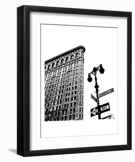 Flatiron (detail)-Erin Clark-Framed Art Print