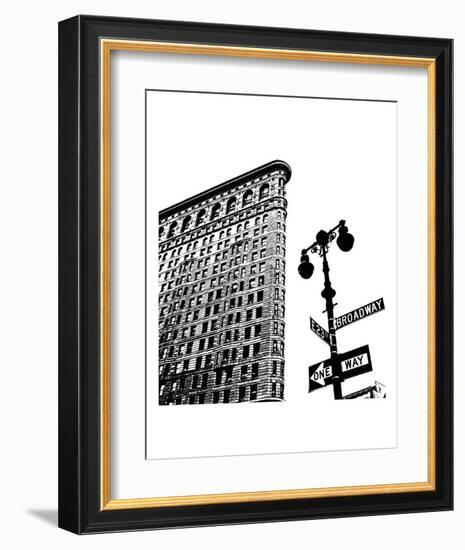 Flatiron (detail)-Erin Clark-Framed Art Print