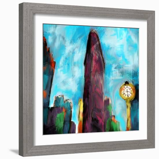 Flatiron New York-Kimberly Allen-Framed Art Print