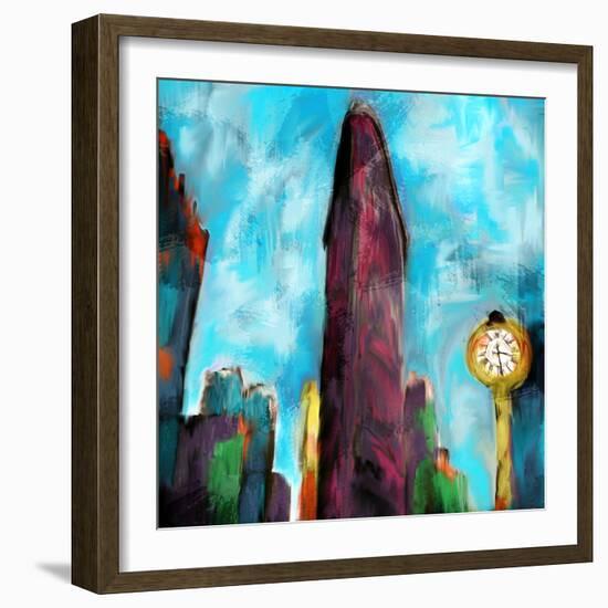 Flatiron New York-Kimberly Allen-Framed Art Print