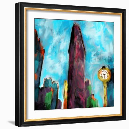 Flatiron New York-Kimberly Allen-Framed Art Print