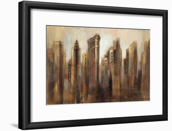 Flatiron Skyline-Silvia Vassileva-Framed Art Print