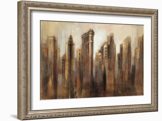 Flatiron Skyline-Silvia Vassileva-Framed Art Print