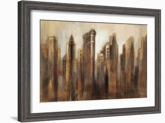 Flatiron Skyline-Silvia Vassileva-Framed Art Print