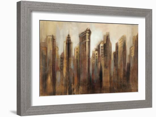 Flatiron Skyline-Silvia Vassileva-Framed Art Print