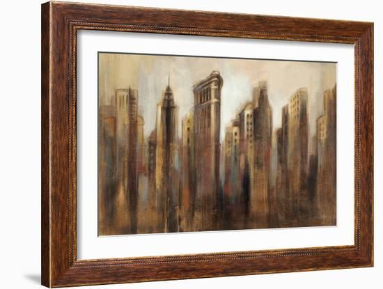 Flatiron Skyline-Silvia Vassileva-Framed Art Print