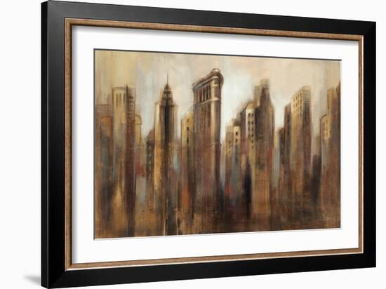 Flatiron Skyline-Silvia Vassileva-Framed Art Print