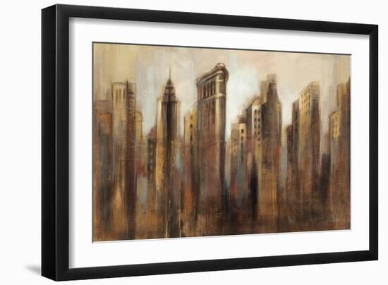 Flatiron Skyline-Silvia Vassileva-Framed Art Print