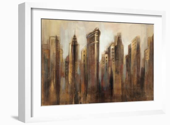 Flatiron Skyline-Silvia Vassileva-Framed Art Print