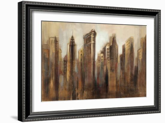 Flatiron Skyline-Silvia Vassileva-Framed Art Print