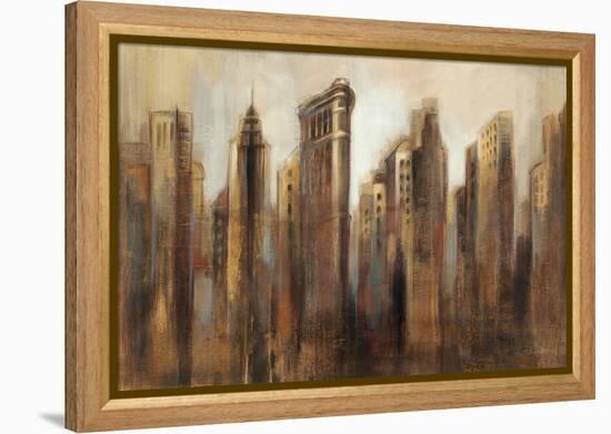 Flatiron Skyline-Silvia Vassileva-Framed Stretched Canvas