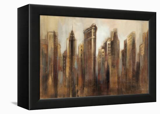 Flatiron Skyline-Silvia Vassileva-Framed Stretched Canvas