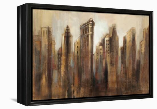 Flatiron Skyline-Silvia Vassileva-Framed Stretched Canvas