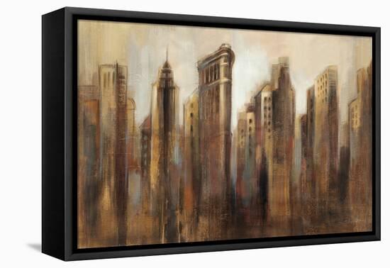 Flatiron Skyline-Silvia Vassileva-Framed Stretched Canvas