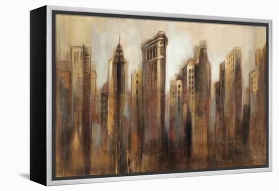 Flatiron Skyline-Silvia Vassileva-Framed Stretched Canvas