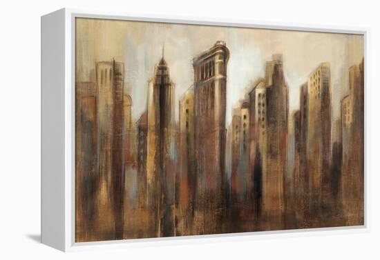 Flatiron Skyline-Silvia Vassileva-Framed Stretched Canvas