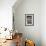 Flats in a Residential Street with Traditional Wrought Iron Balconies, Oporto, Portugal-James Emmerson-Framed Photographic Print displayed on a wall